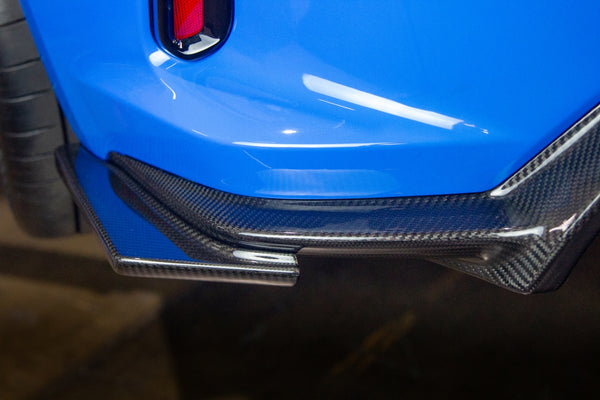 Details of the Carbon Fiber Rear Diffuser