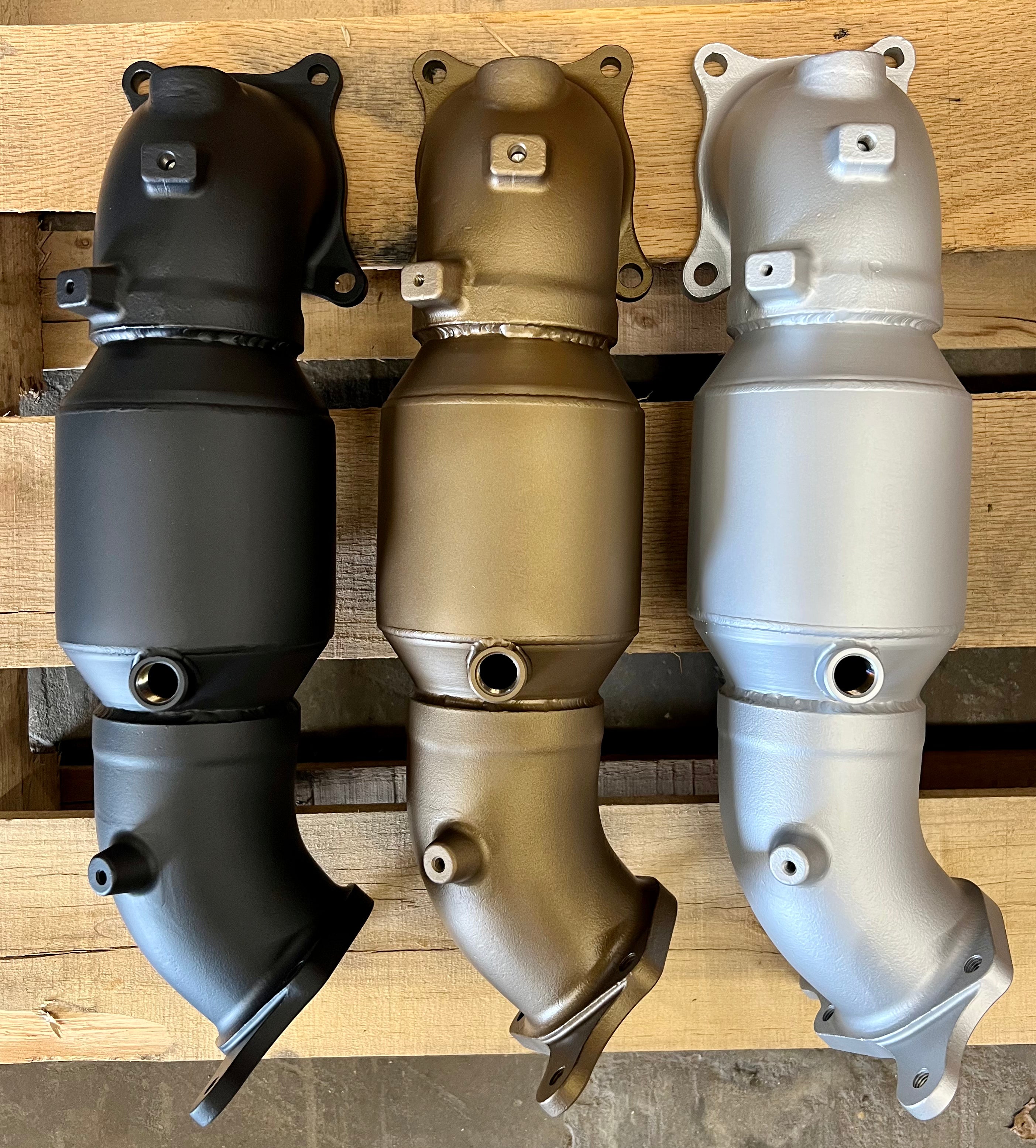 High Efficiency Downpipe Upgrade for 2017+, 2023+ Honda Civic Type R FK8 FL5 2.0T & 2024+ Acura Integra Type S 2.0T DE5