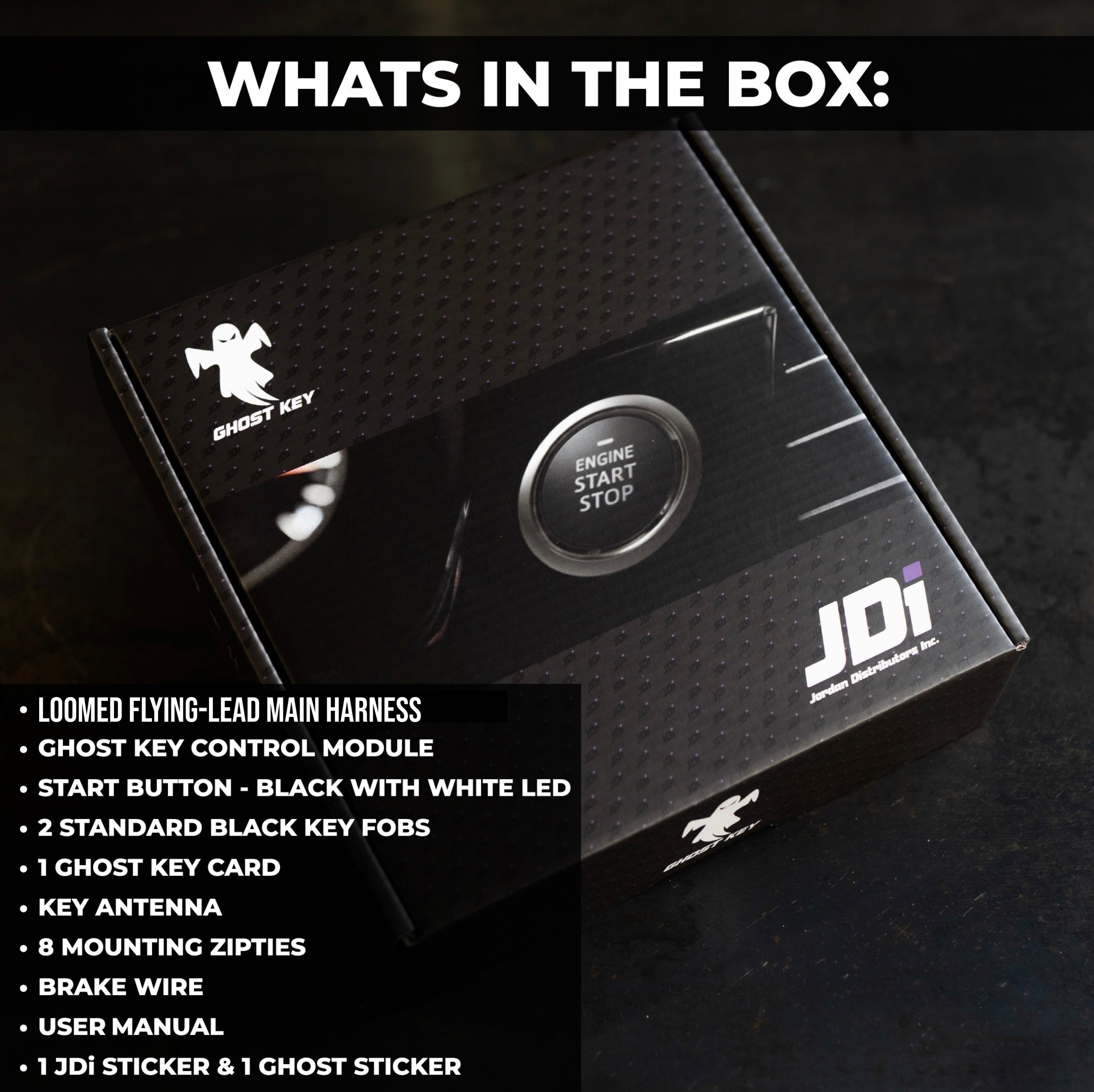 JDi Ghost Key - Push to Start Conversion Kit - Universal