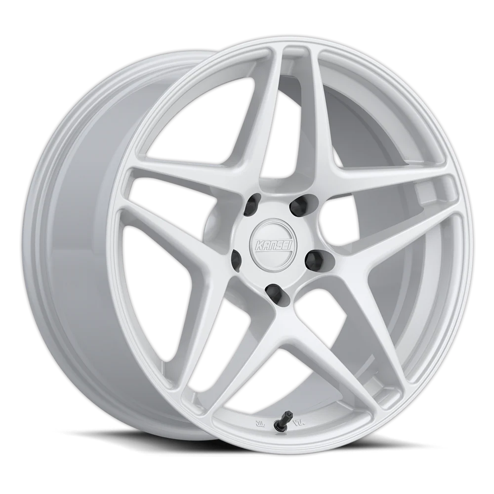 Kansei K15W Astro Gloss White Wheel | 18x9.5 +35 (5x114.3)