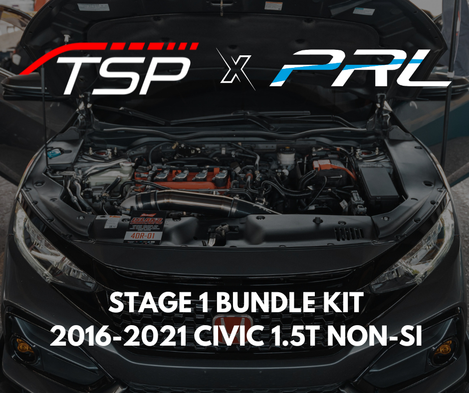 TSP x PRL Stage 1 Bundle Kit for 2016+ Honda Civic Non-Si 1.5T