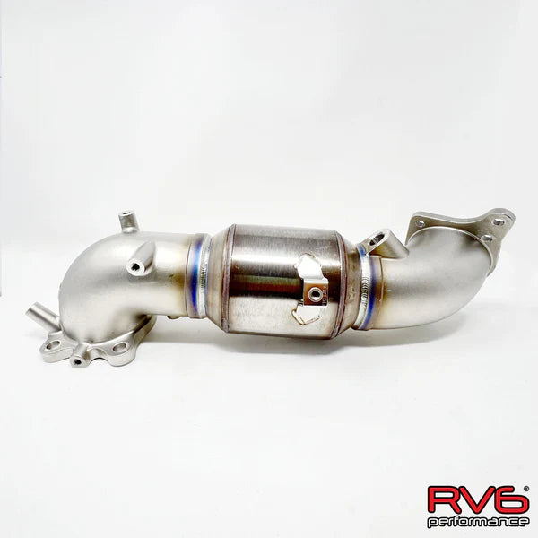 RV6 GESi G-Sport Catted Downpipe for 2022+ Civic / Integra / Accord 1.5T