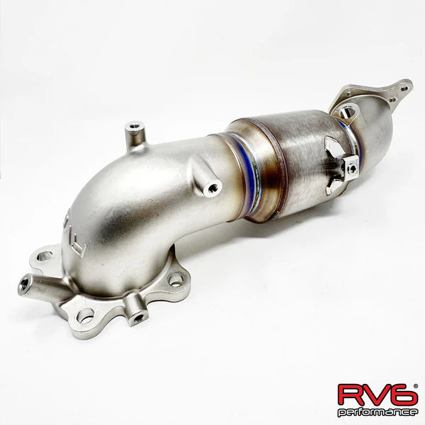 RV6 GESi G-Sport Catted Downpipe for 2022+ Civic / Integra / Accord 1.5T