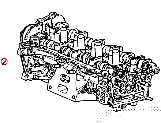 Honda Genuine Cylinder Head Assembly for 2022+ Honda Civic Si