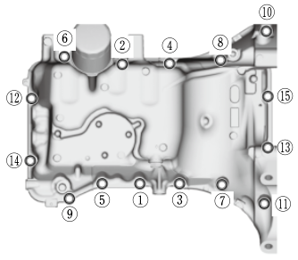 Honda Genuine Oil Pan Reseal Kit for 2016+ Honda Civic/Integra 1.5T