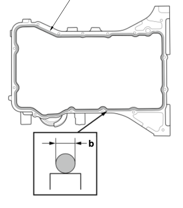 Honda Genuine Oil Pan Reseal Kit for 2016+ Honda Civic/Integra 1.5T