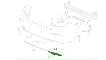 Honda Genuine Enclosed Rear Bumper Exhaust Garnish for 2022+ Honda Civic Sedan