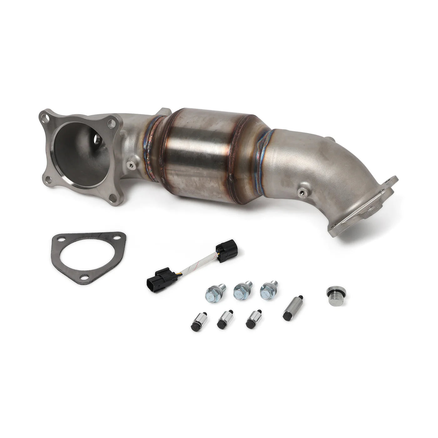 High Efficiency Downpipe Upgrade for 2017+, 2023+ Honda Civic Type R FK8 FL5 2.0T & 2024+ Acura Integra Type S 2.0T DE5