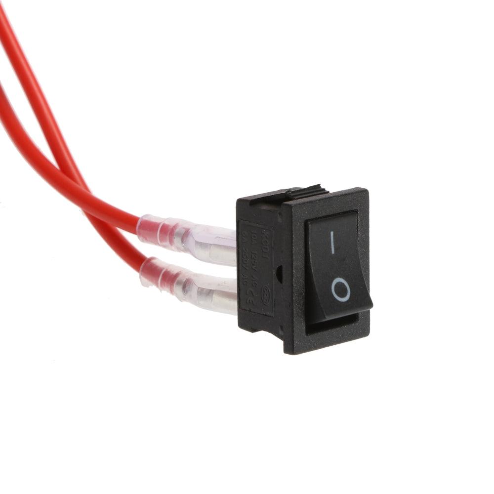 Auxbeam 6.6FT 20AWG ACC Electrical Wire – with 5A ATC Fuse Holder & On/Off Switch