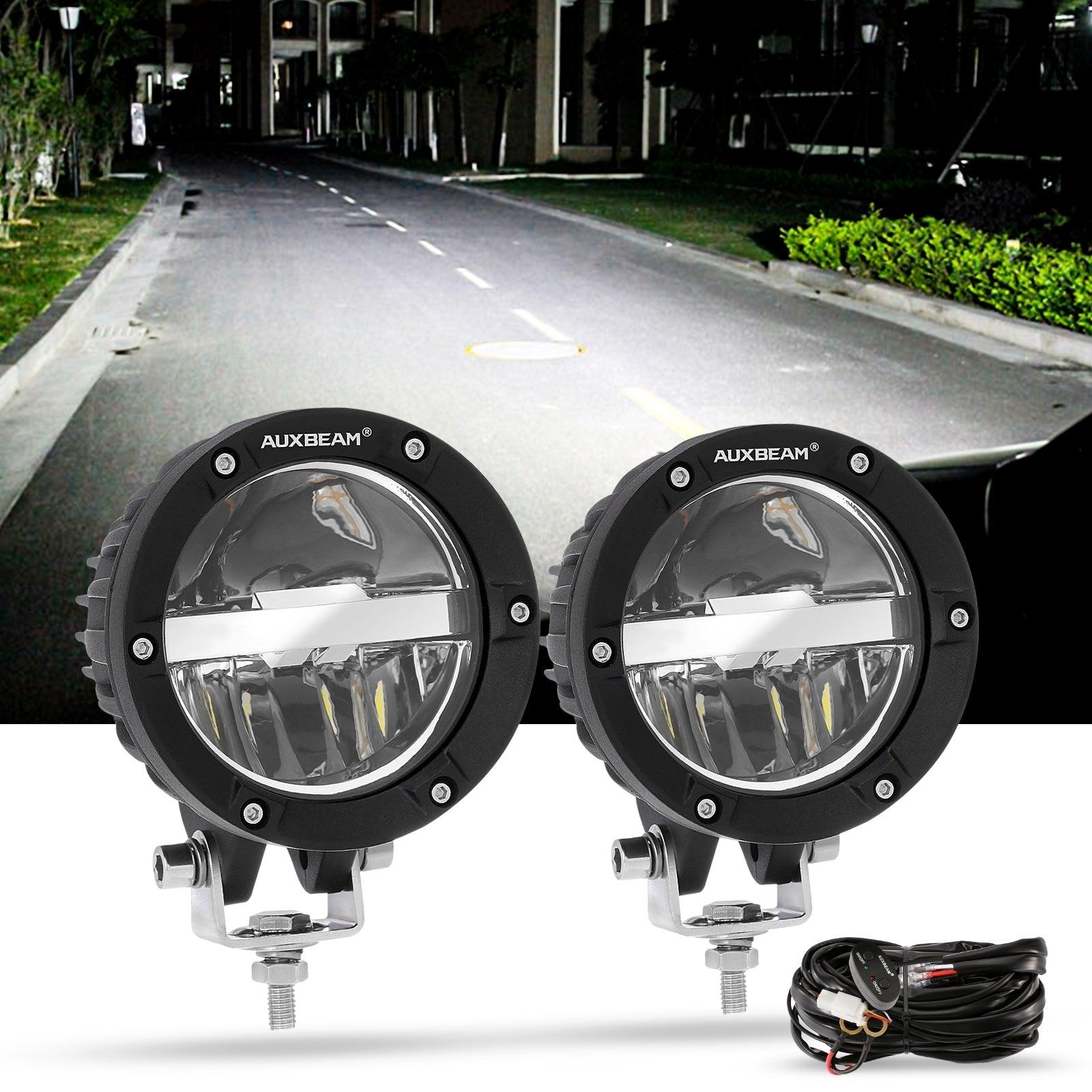 Auxbeam C4 Series 4" LED Driving Lights – 100W, Combo Beam