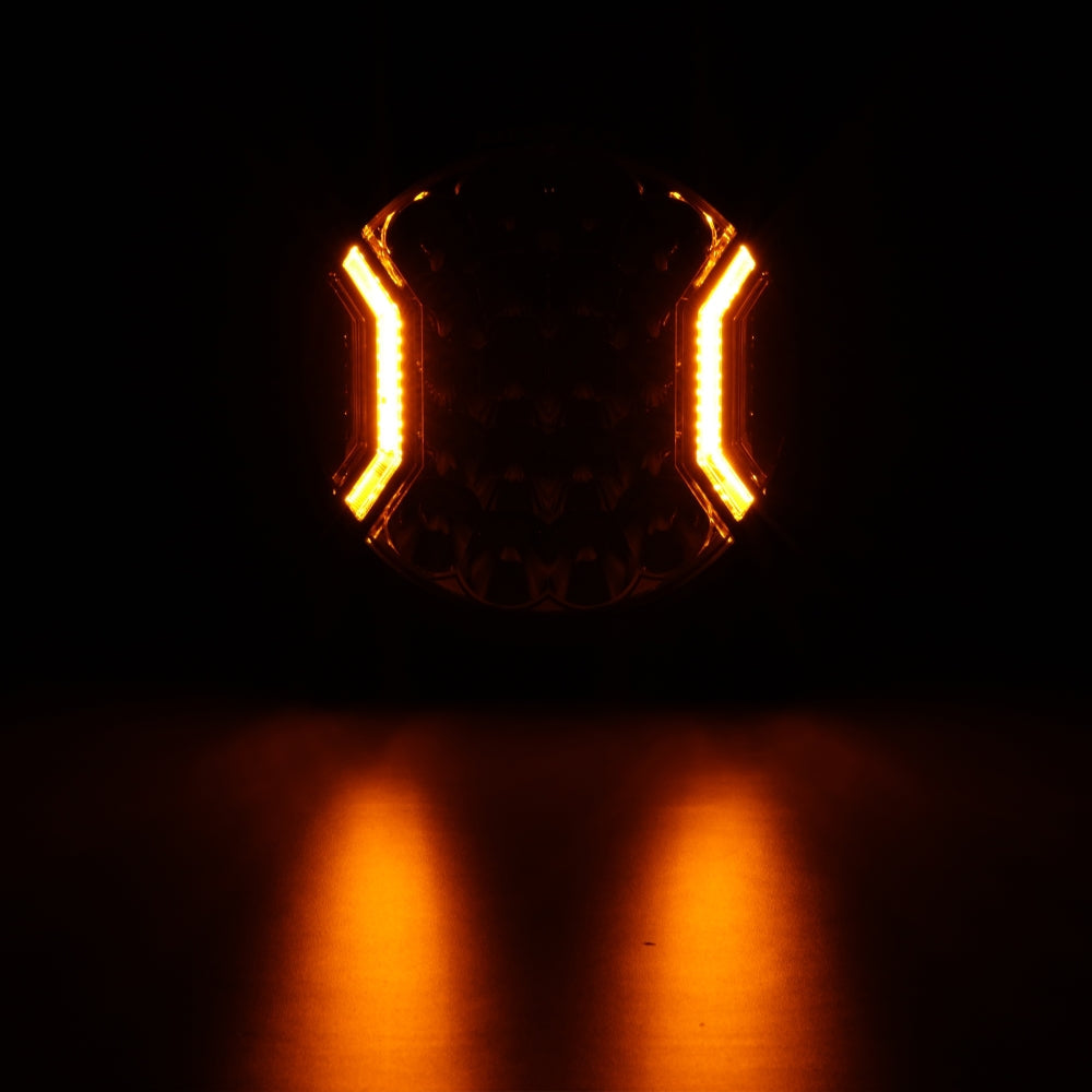 Auxbeam V-ULTRA Series 9" LED Side Shooter Driving Lights – 300W, Amber, Amber DRL