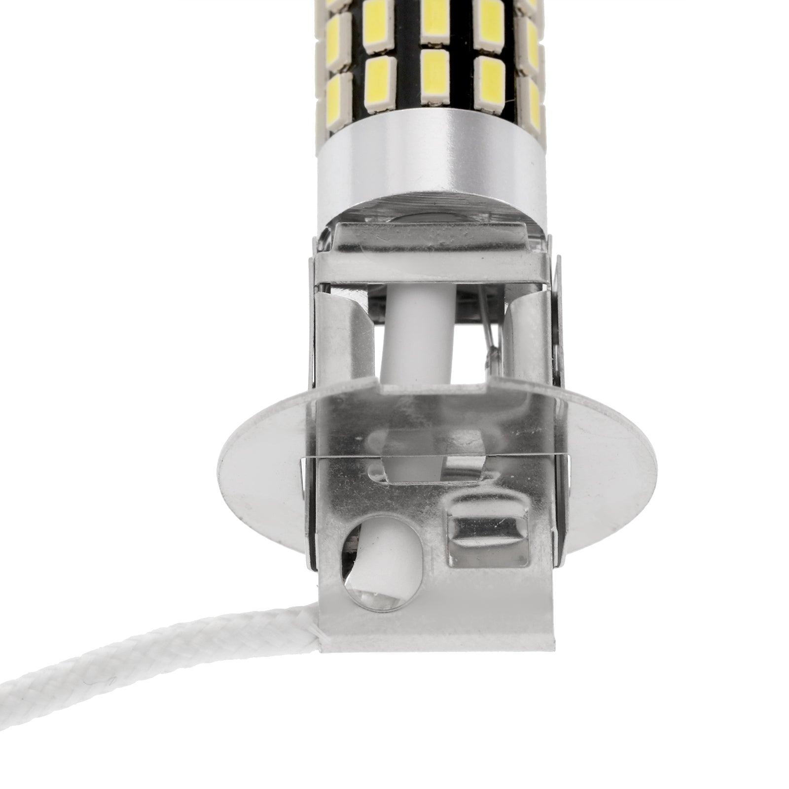 Auxbeam H3 LED Fog Light & DRL Bulbs – 6W, 2000LM, 6500K White (2 Pack)