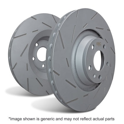 EBC USR Series Slotted Front Rotors for 2012-2015 Honda Civic Si