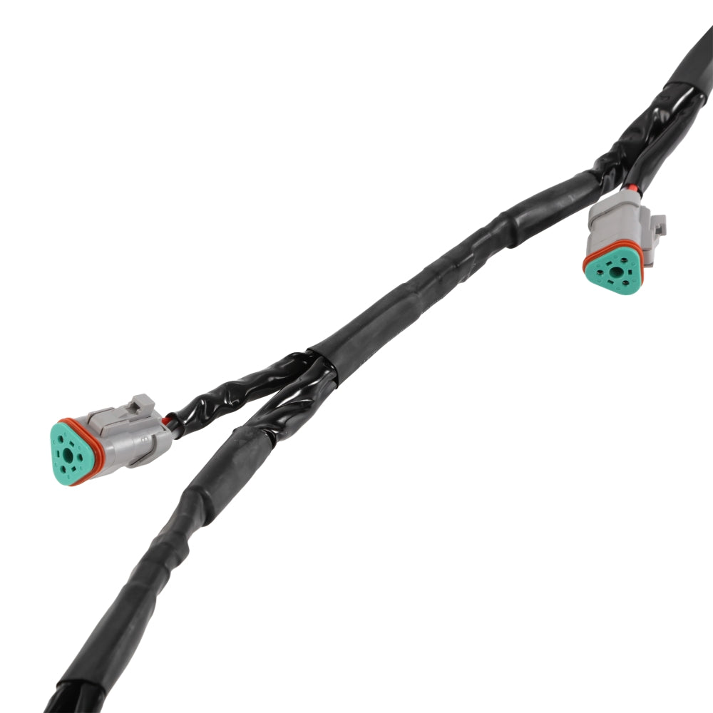 Auxbeam Color Play RGB Series 6-LED Pod Light Wiring Harness Kit – 3-Pin DT Plug