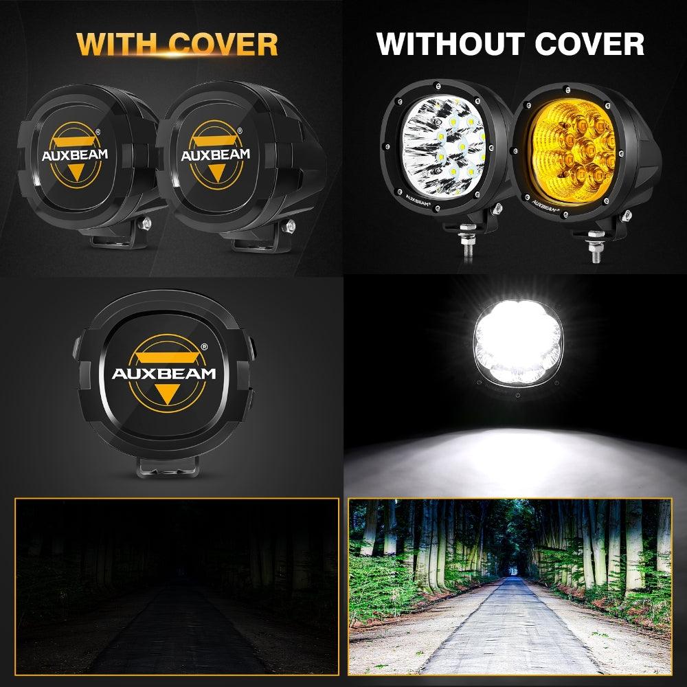 Auxbeam P4 Series 4" LED Pod Light Covers – Black