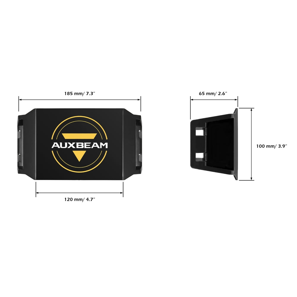 Auxbeam V-MAX Series LED Pod Light Covers – Black