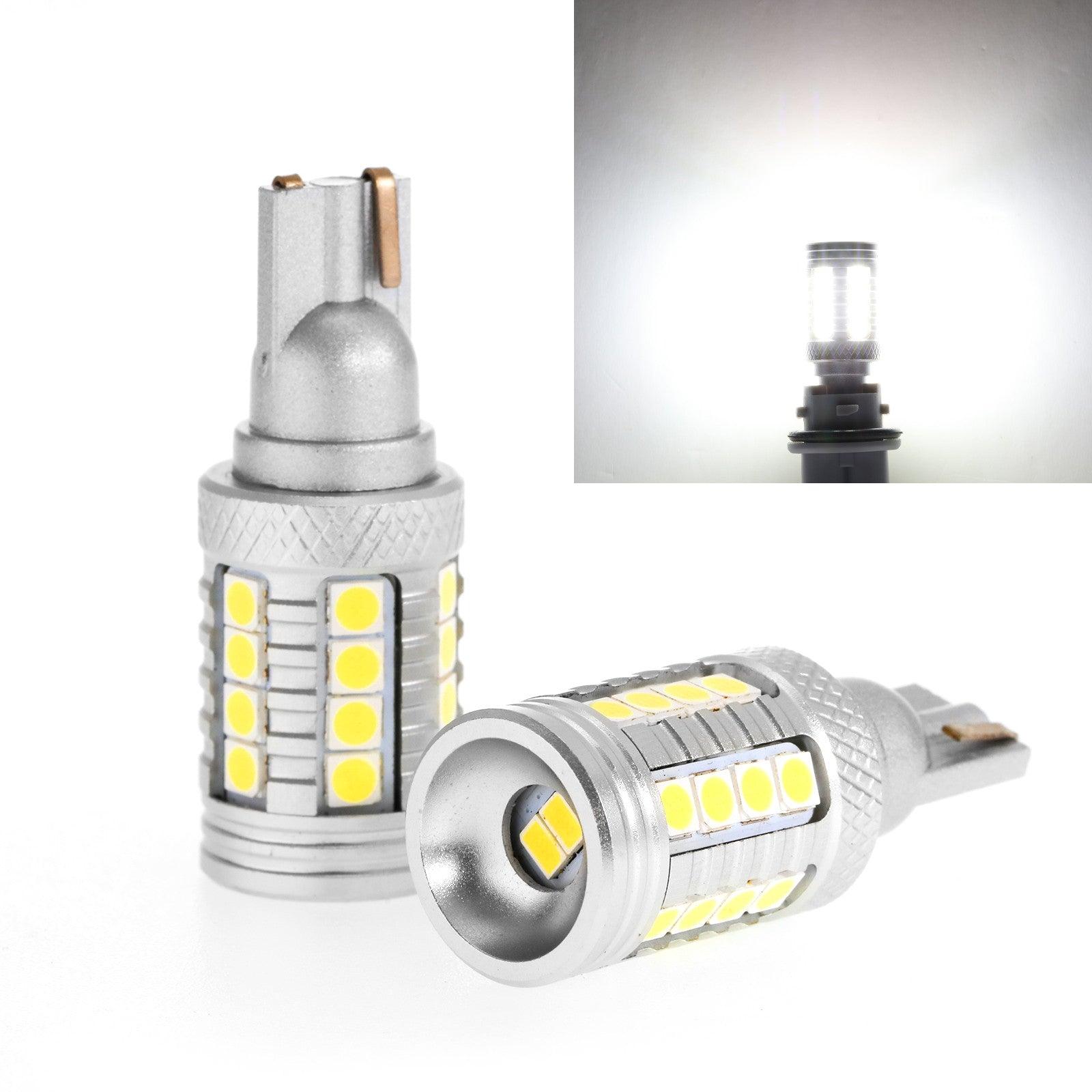 Auxbeam 912 / 921 T15 W16W LED Reverse & Backup Light Bulbs – B3 Series, 20W, 350% Brighter, 6500K White, CAN-Bus Error-Free (2 Pack)