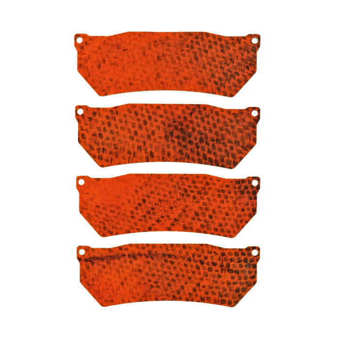 Carbon Fibre Brake Pad Shims for 2017+ Honda Civic Type R FK8 (FRONTS ONLY)