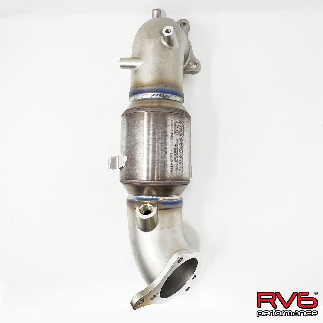 RV6 GESi G-Sport Catted Downpipe for 2022+ Civic / Integra / Accord 1.5T
