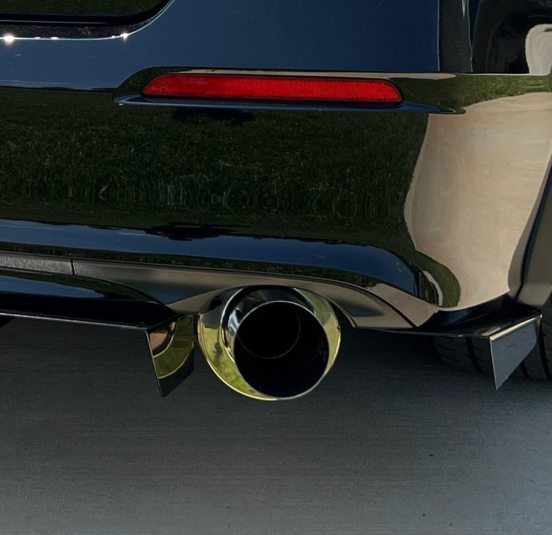 Honda Genuine Enclosed Rear Bumper Exhaust Garnish for 2022+ Honda Civic Sedan