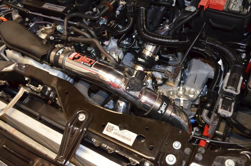 Injen 2017+ Honda Civic Si 1.5L Wrinkle Red Cold Air Intake - Two Step Performance