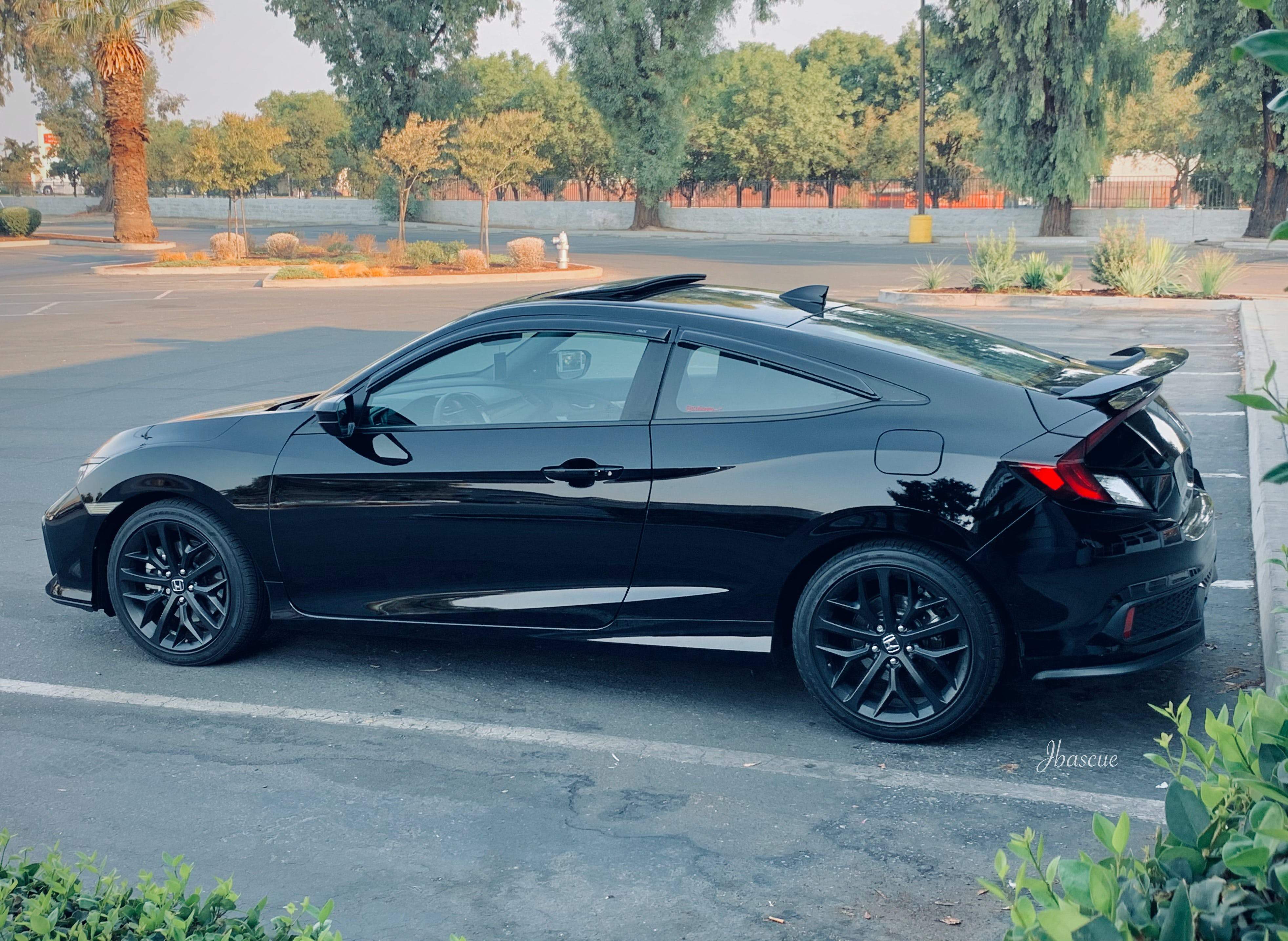 Ventvisor Window Deflectors for 2016+ Civic Coupe - Two Step Performance