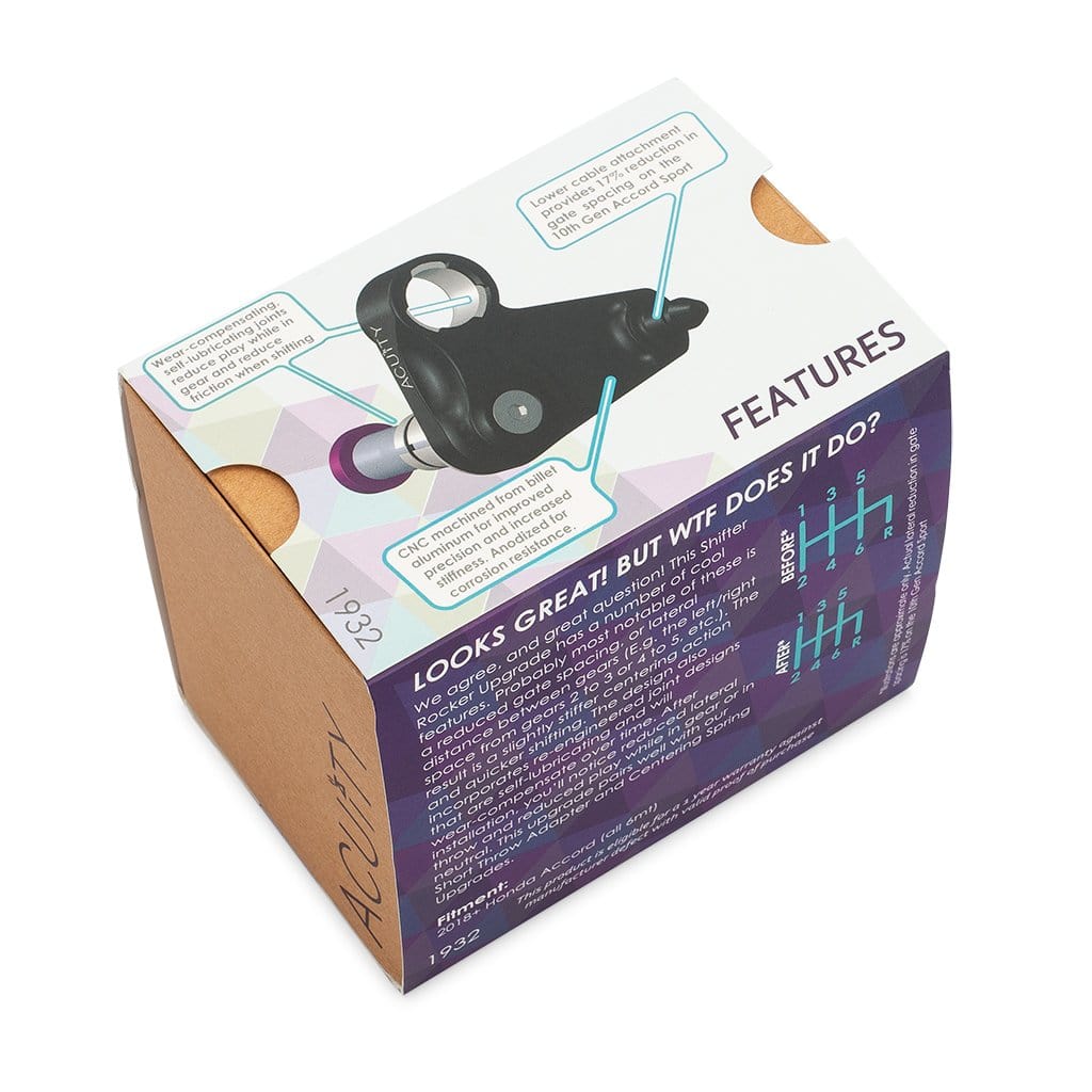 Shifter Rocker Upgrade for the 10th Gen Honda Accord (2018+) - Two Step Performance