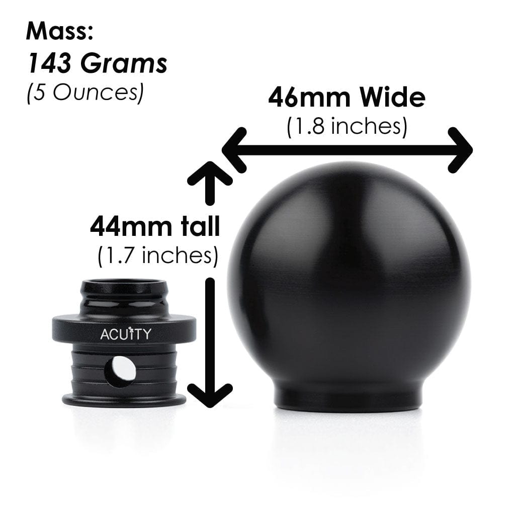 POCO Insulated Low-Profile Shift Knob in Black (M10X1.5) - Two Step Performance