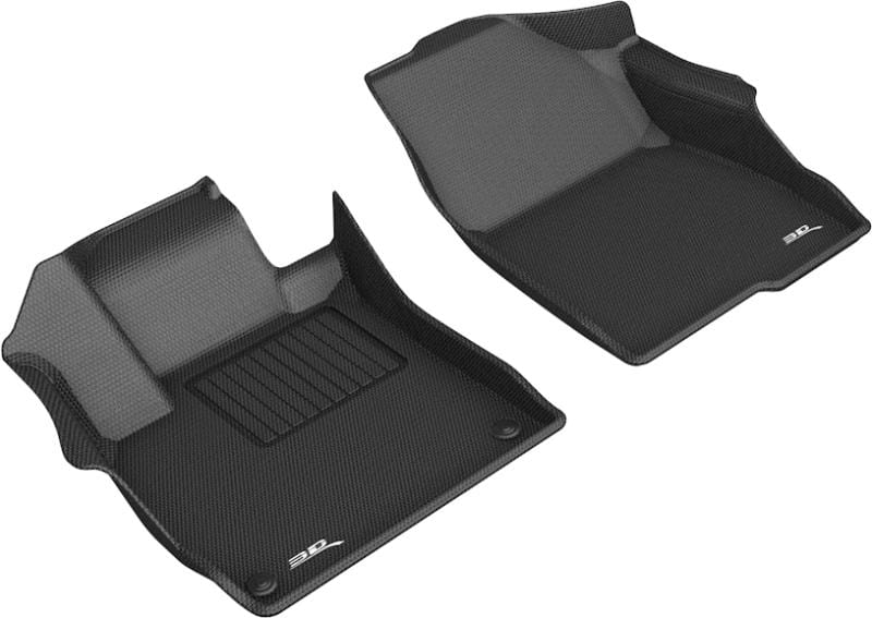 3D MAXpider 2018-2020 Honda Accord Kagu 1st Row Floormat - Black - Two Step Performance