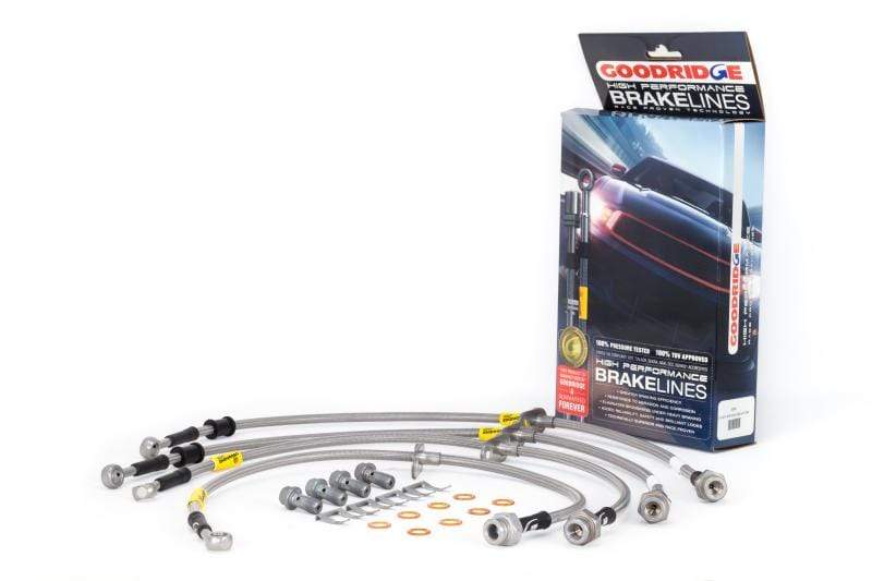 Goodridge 17-18 Honda Civic Hatchback SS Brake Lines - Two Step Performance