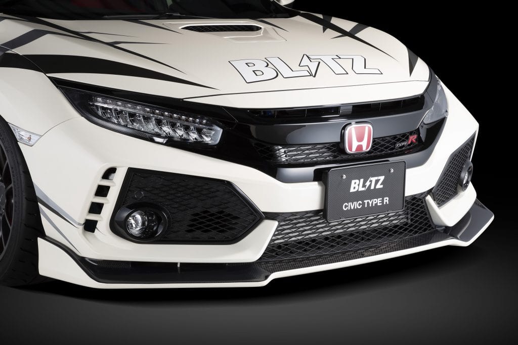 【引き渡し限定】BLITZ ダンパーDSCPLUS CIVICTYPER FK8 Front Bumper Spoiler for 2017+ Honda Civic Type R FK8