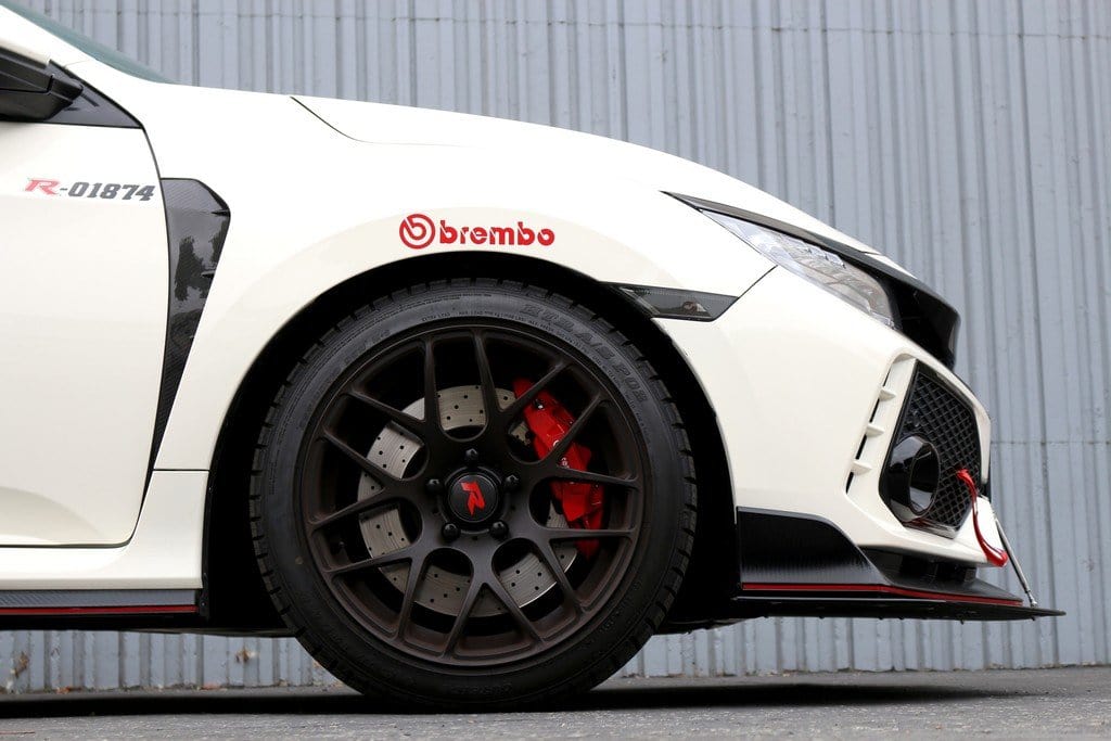 Carbon Fiber Fender Vents for 2017+ Honda Civic Type R FK8 - Two Step Performance