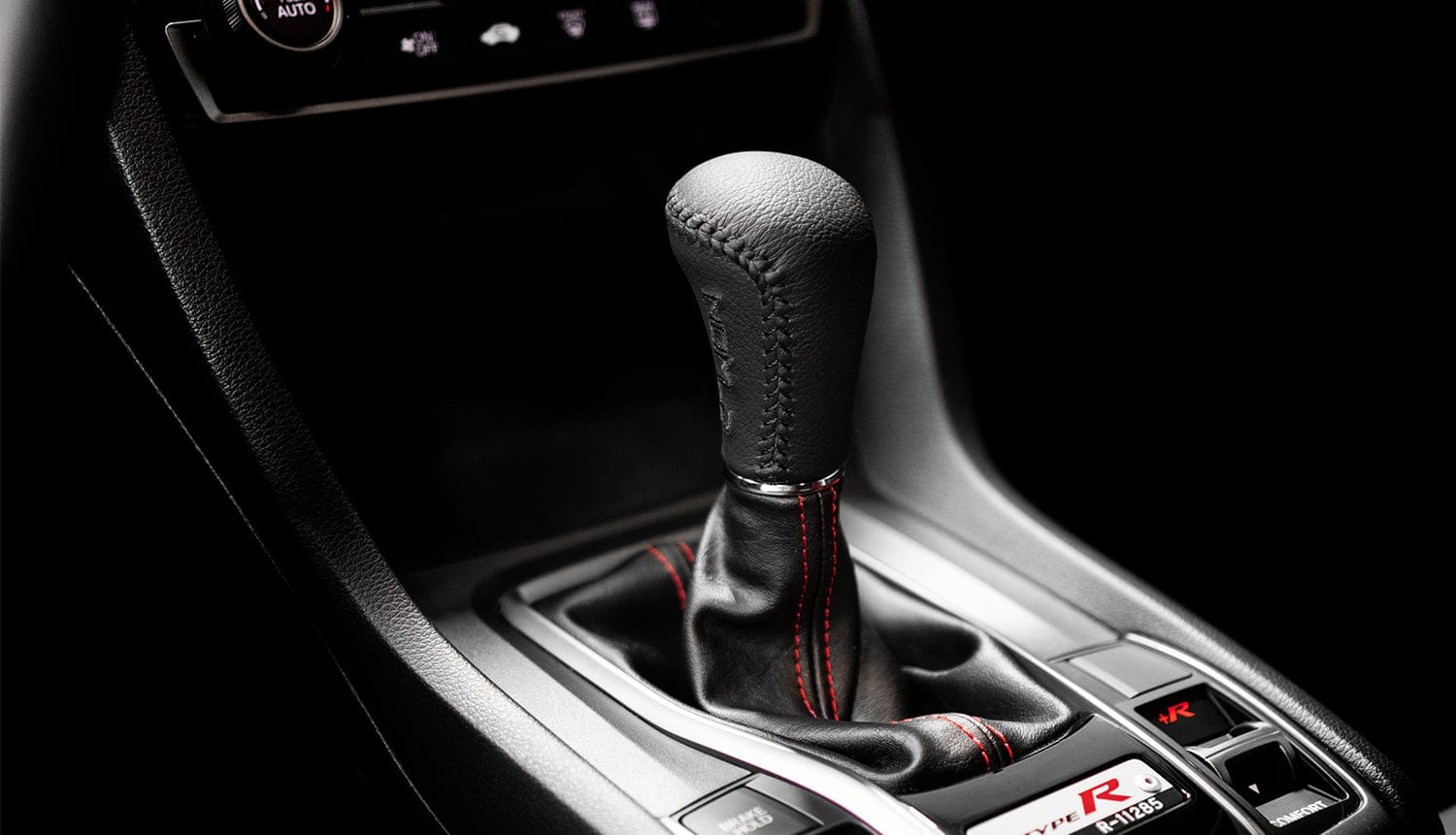 2016+ Honda Civic Leather Shift Knob - Two Step Performance