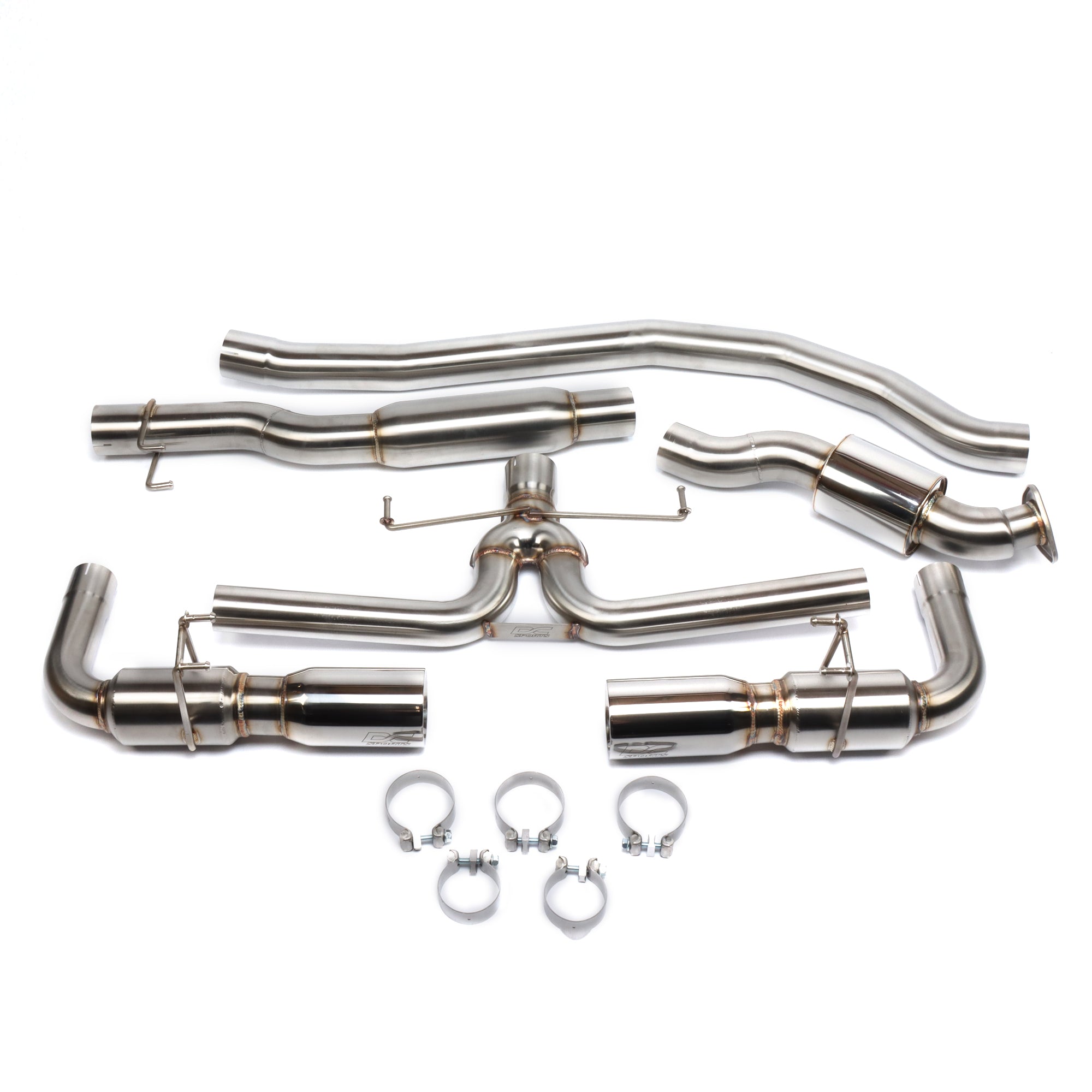 ES CIVIC エキゾーストシステム　DC SPORT　USDM DC Sports Exhaust System (2017-2021 Honda Civic Type-R) · Hybrid