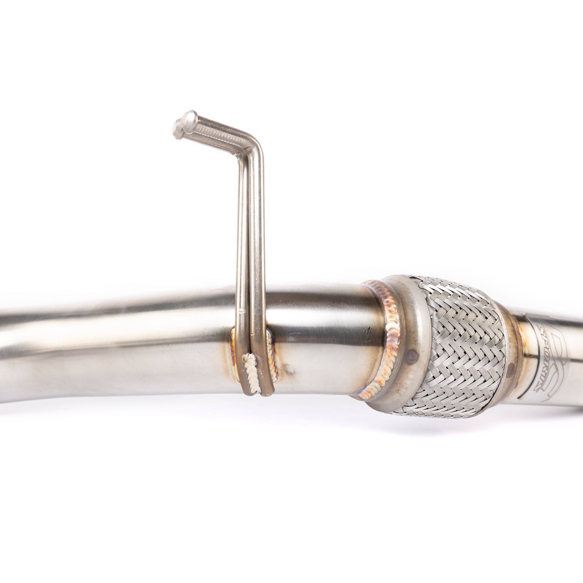 Close view of TIG welded 304 stainless tubing