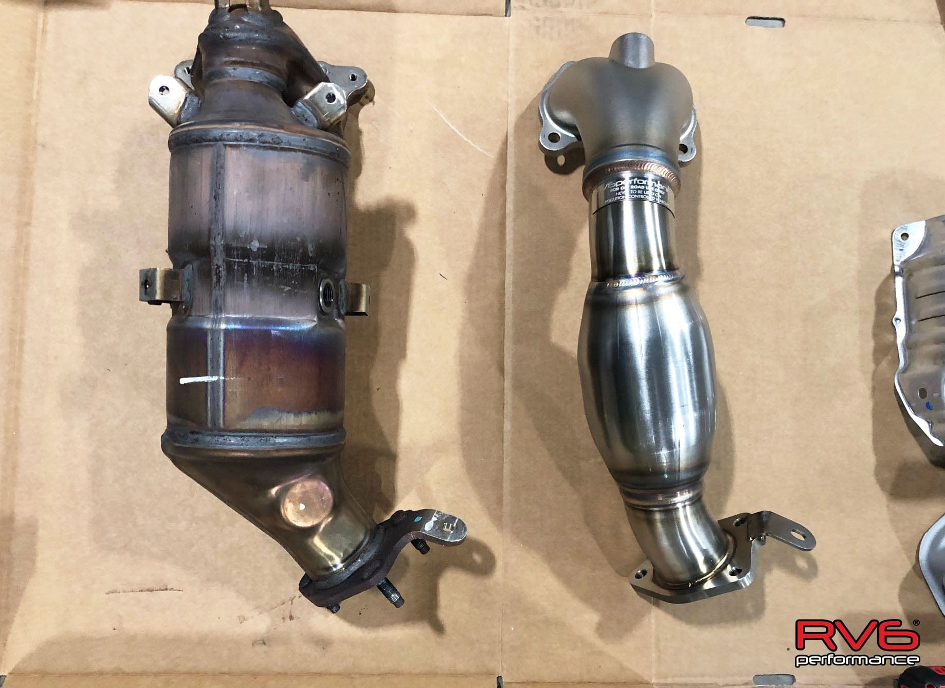 Catted Downpipe Upgrade for 2016-2021 Civic 2.0L N/A - Two Step Performance