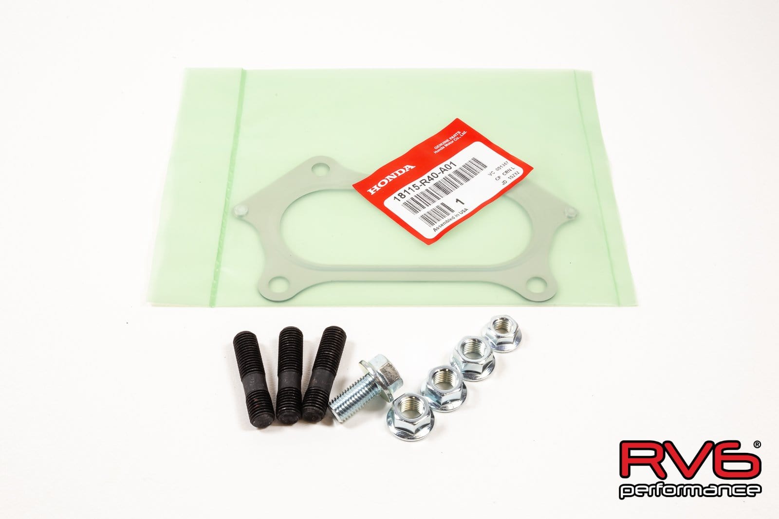 RV6 Downpipe Hardware Kit for 2016+ Honda Civic 2.0L N/A - Two Step Performance