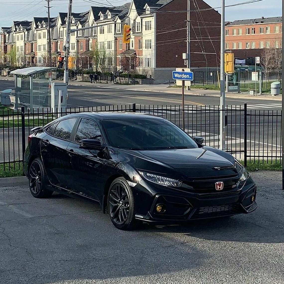 Window chrome blackout vinyl on 10th gen Civic sedan