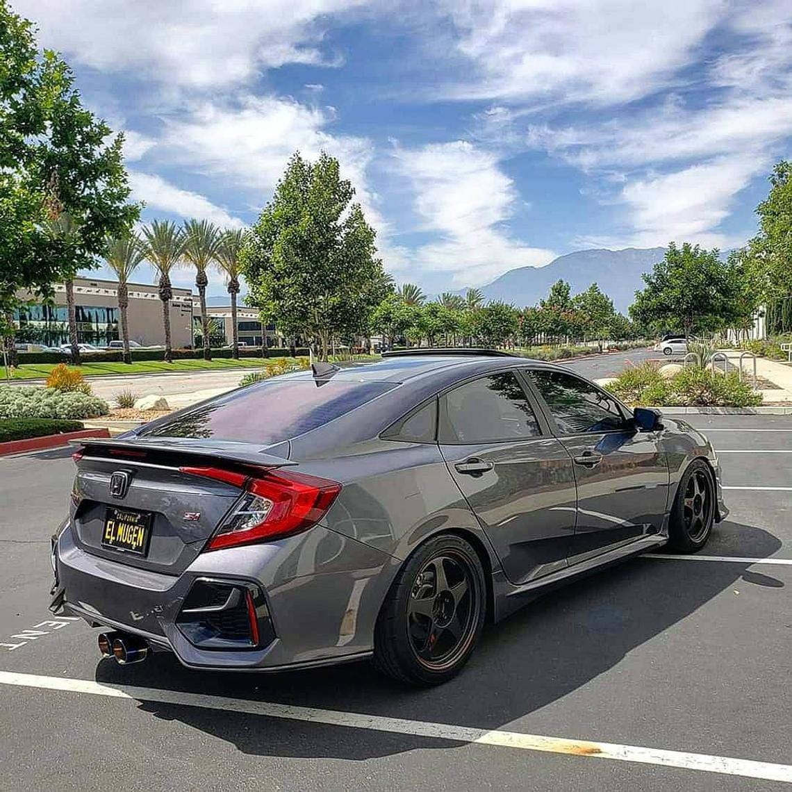 Window chrome blackout vinyl on 10th gen Civic sedan