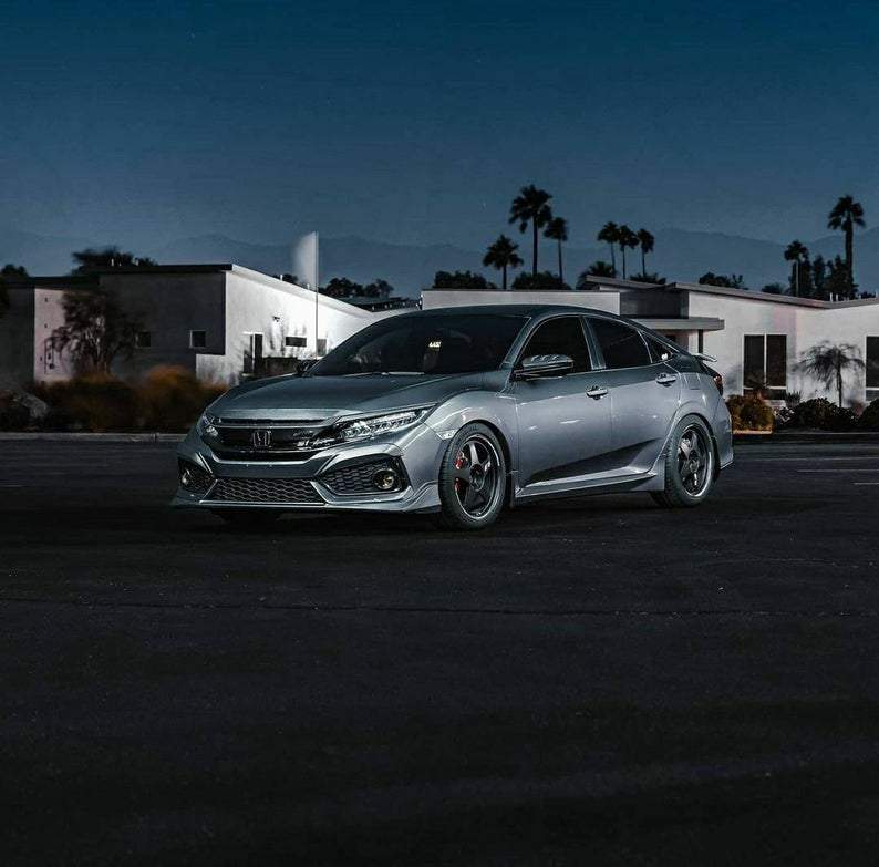 Chrome delete kit 2016 honda civic applied to window trim