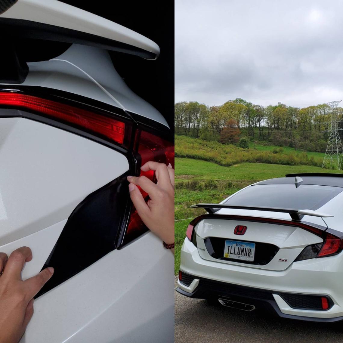 Reverse Tail Light Tint for 2016+ Honda Civic - Two Step Performance