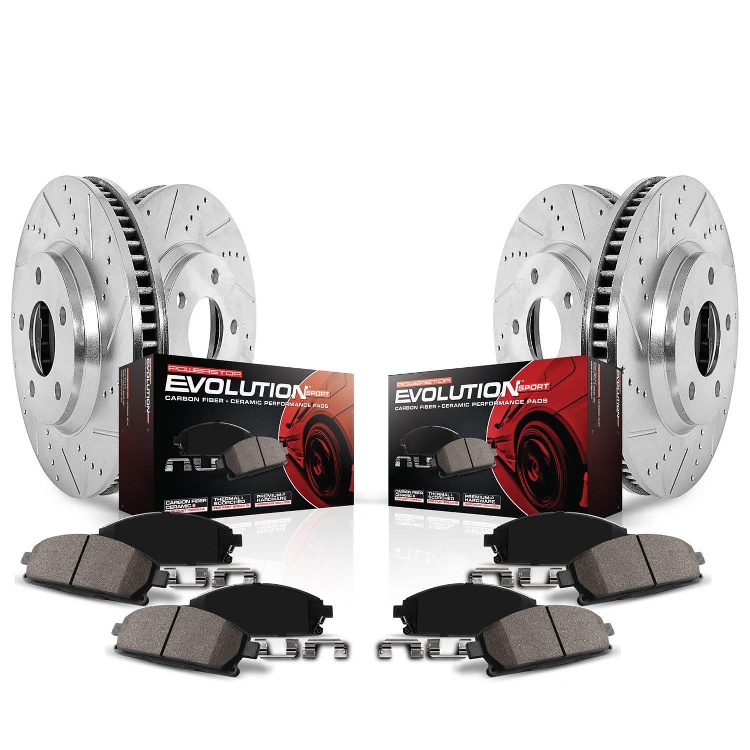 Z23 Evolution Sport Brake Kit for 2017+ Honda Civic Type R FK8 - Two Step Performance