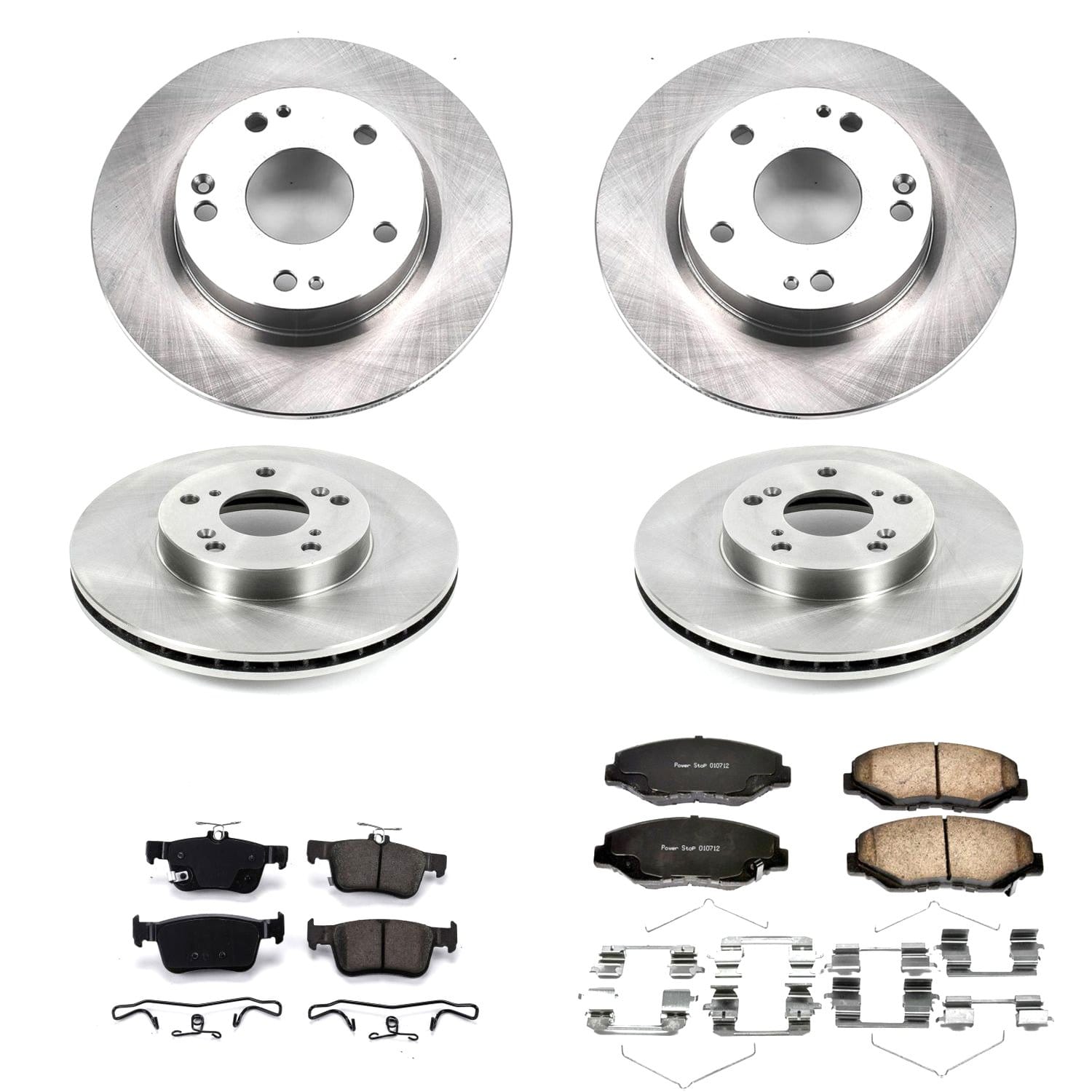 Autospecialty Stock Replacement Brake Kit for 2016+ Honda Civic Non-Si - Two Step Performance