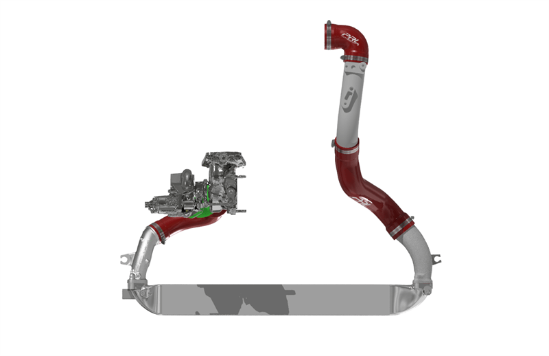 2017+ Civic Type R FK8 Intercooler Charge Pipe Upgrade Kit - Two Step Performance