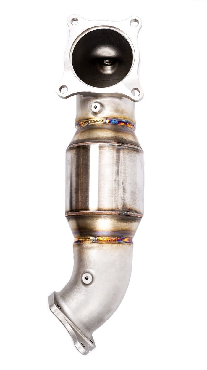High Volume Downpipe Upgrade for 2017 - 2021 Honda Civic Type R FK8 - Bottom view