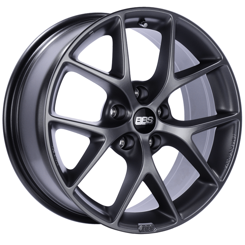 BBS SR 18x8 5x114.3 ET40 Satin Grey Wheel -82mm PFS/Clip Required