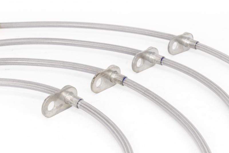 Goodridge 17-18 Honda Civic (Base/LX/EX) SS Brake Lines - Two Step Performance
