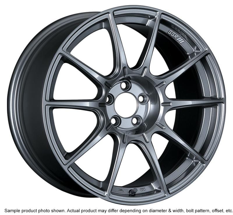 SSR GTX01 17x9 5x114.3 38mm Offset Dark Silver Wheel - Two Step Performance