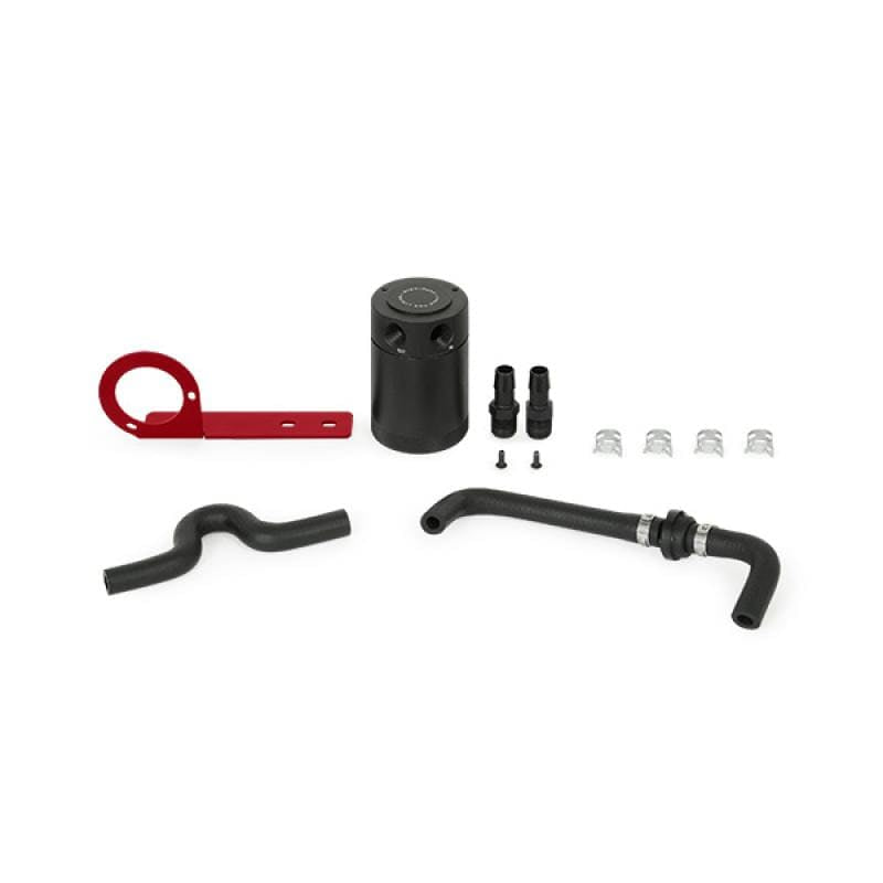 Mishimoto 2017+ Honda Civic Type R Baffled Oil Catch Can Kit - Red - Two Step Performance