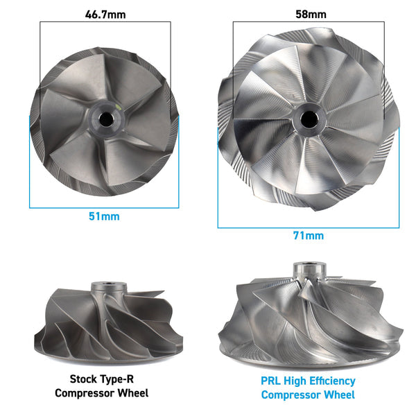 PRL High Efficiency Compressor Wheel